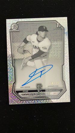 Luis De La Torre Bowman Chrome 1st Auto 14/15