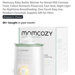 Momcozy Baby Bottle Warmer for Breast Milk Formula Food, Fullest Nutrients Preserved, Fast Heat, Night Light for Nighttime Breastfeeding, One-Touch Ea