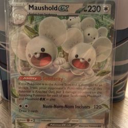 Maushold Ex 155/182 - Double Rare Paradox Rift Pokemon TCG 