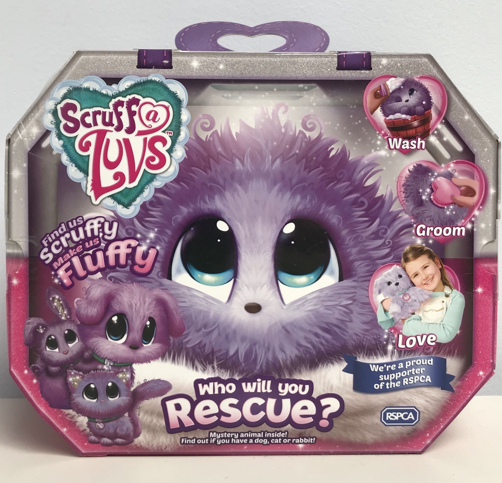 Scruff a Luv PURPLE!!! 100% Authentic Guaranteed! HTF!