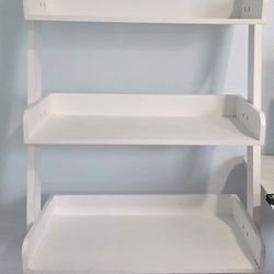 White Ladder Shelf – 5 Tiers – Gently Used – $40 OBO
