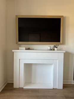 Large Faux Decorative Fireplace