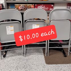 3 Folding Chairs