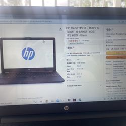 Hp 15-bs115dx Touchscreen Laptop