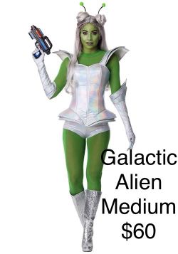 Galactic Alien Halloween Costume Medium