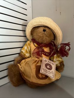 Boyds Bear Golden Pear Best Dressed Hat Gretchen Marie Pearsley 12" Plush 904161
