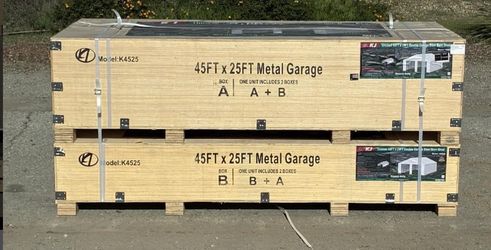 Brand New 25x45 metal Garage