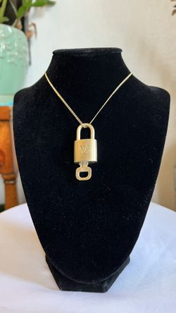 Louis Vuitton Lock And Key Necklace