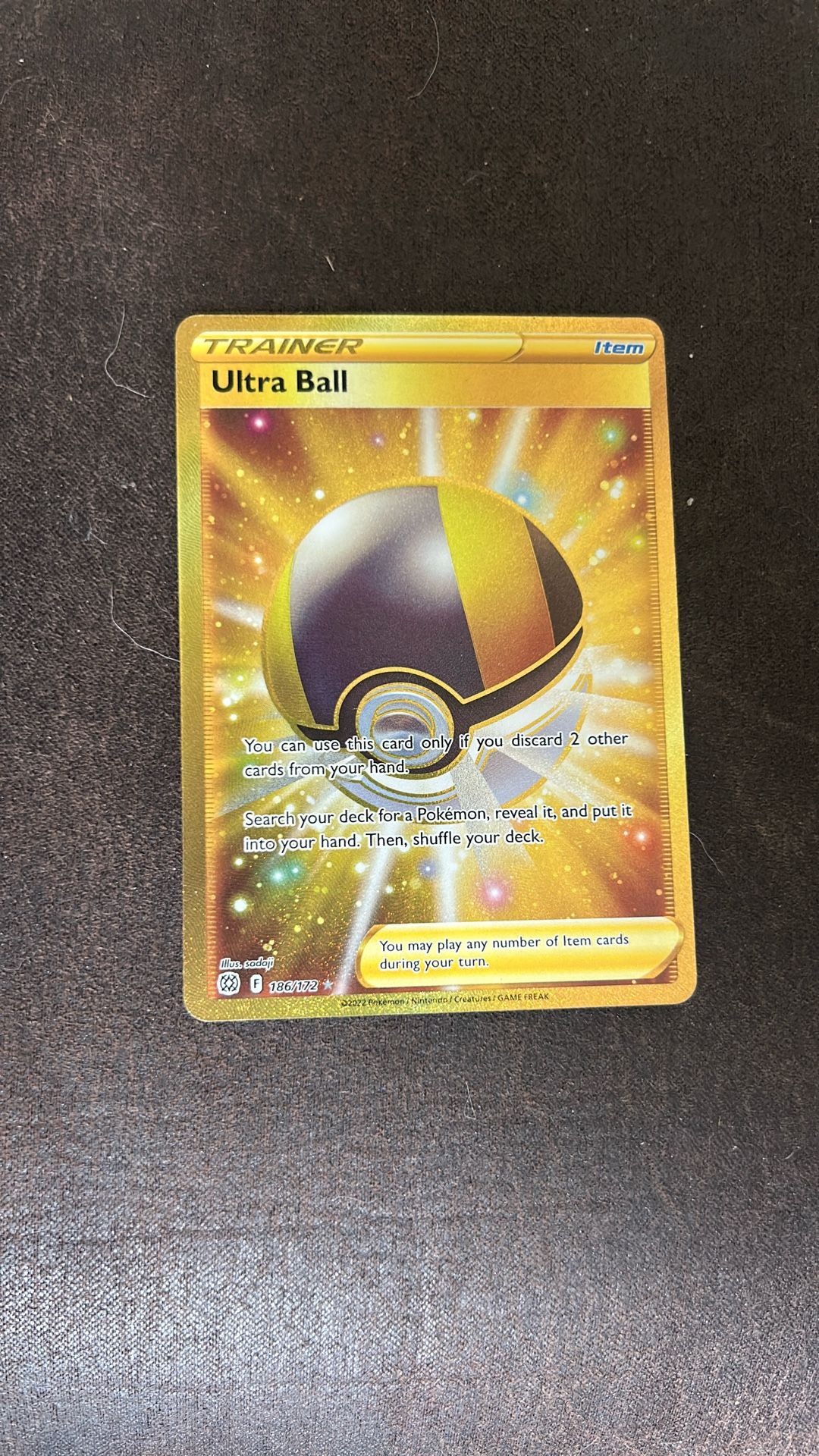Ultra Ball Card 186/172