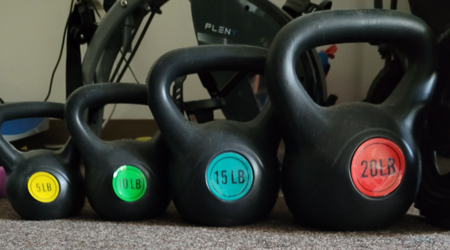 4 Piece Kettle Bell Set