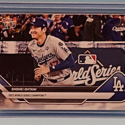 2025 SHOHEI OHTANI World Series LA Dodgers Topps NOW SP IMAGE VARIATION WS-1SP