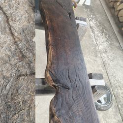 Poplar Wood Shelf/ Mantel 