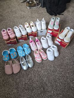 Toddler Girls Shoe Lot – Vans, Crocs & More