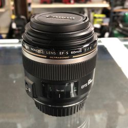 Canon Macro Lens EF-S 60mm *As-Is Autofocus Not Working*(69698-4)