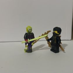 Cole and villain Lego