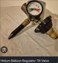 Helium inflator valve