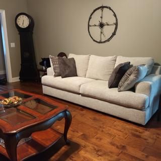Living Room Nice Plush Relaxing Couch