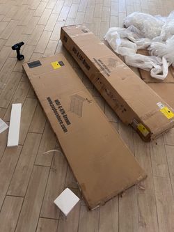 King Size all wood bed frame