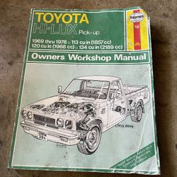 304 Haynes Toyota Hi-Lux Pick-Up 1(contact info removed) Owners Workshop Manual