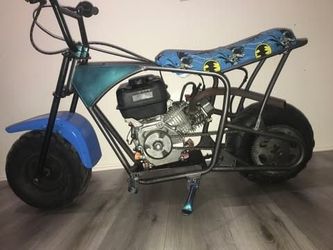 Mini bike has upgraded parts not free