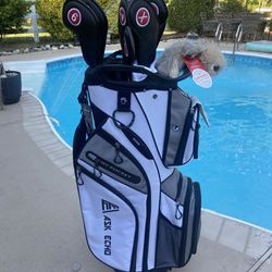 Golf Bag (brand New w/ Tag) and extras