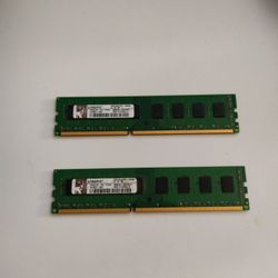 Kingston 2GB RAM Sticks For Sale (Set Of 2)
