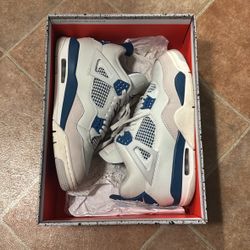 Jordan 4 Military Blue Size 9.5 Men Used Og All