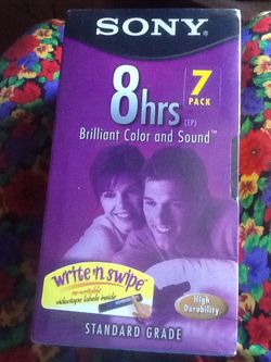 VHS Cassettes 7-pack
