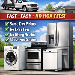 🚚 Appliance Haul-Away – Same Day Pickup Available!
