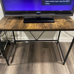 Brown Table/TV Stand