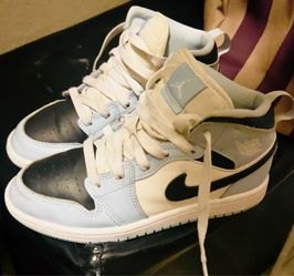 Air Jordan 1 Mid Ice Blue Black