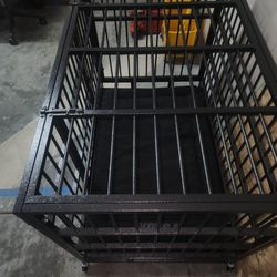 Heavy Duty Dog Crate 47 1/2"W × 30" D x 35 1/2" H