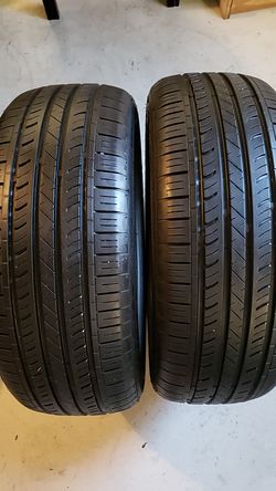 Land sport in good condition 2 tires 215 55 17 80% tread
