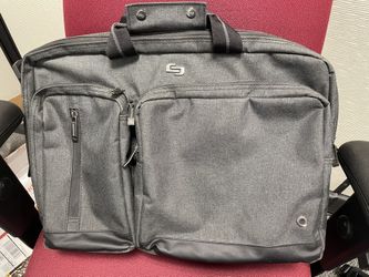 Urban Convertible Laptop Briefcase Backpack For 15.6” - Gray