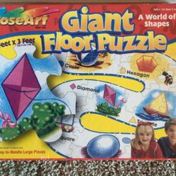 A World Of Shapes - Giant Floor Puzzle By RoseArt