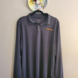 BNSF Railway long-sleeve polo shirt. Brand Core 365. XXL