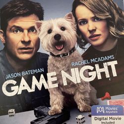 GAME NIGHT (Blu-Ray + DVD-2018) Jason Bateman + Rachel McAdams!