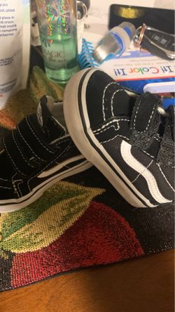 Infant/ Toddler High Top Vans Classic ( 4c)