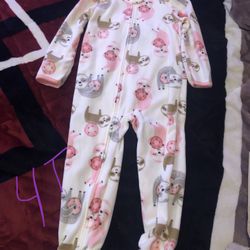 Carter’s Fleece Footie Pjs  4t 