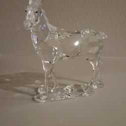 Crystal Horse Sculpture