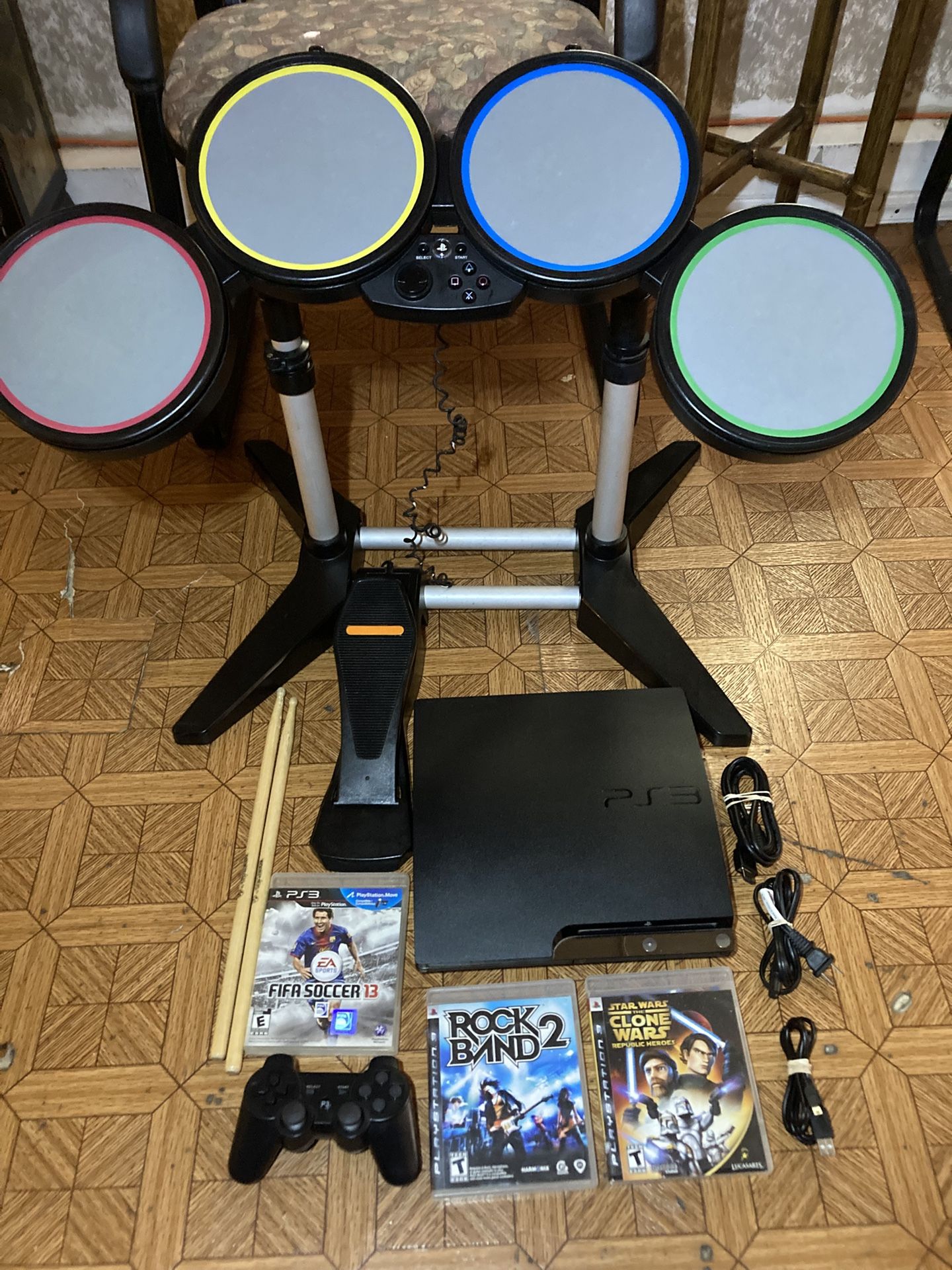 PlayStation 3 And Rock Band Bundle