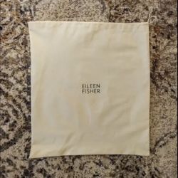Authentic Eileen Fisher Designer Cotton Drawstring Dust Bag