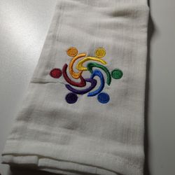 Great pride Friends Custom Embroidered Tea Towel