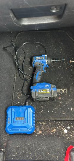 Kobalt 24Volt 1/4 inch Impact Driver with charger
