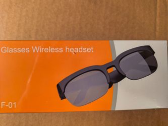 New wireless Glasses headset connects too music water proof