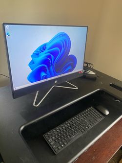 HP 24” Touchscreen All-in-One PC – Ryzen 3, 8GB RAM, 256GB