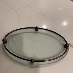 Bronze Perfume Or Make Up Holder