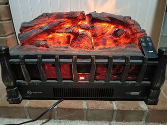 Faux Fireplace & Heater