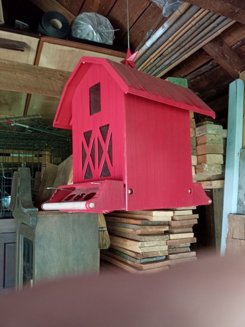 Bird Feeder With Weight Sensitive Perches 