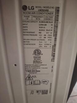 Brand new LG 24.5000 btu ac unit